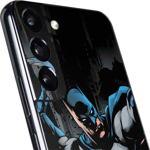 DC Comics Batman Throwing Batarang Jim Lee Art Galaxy S22 Skin